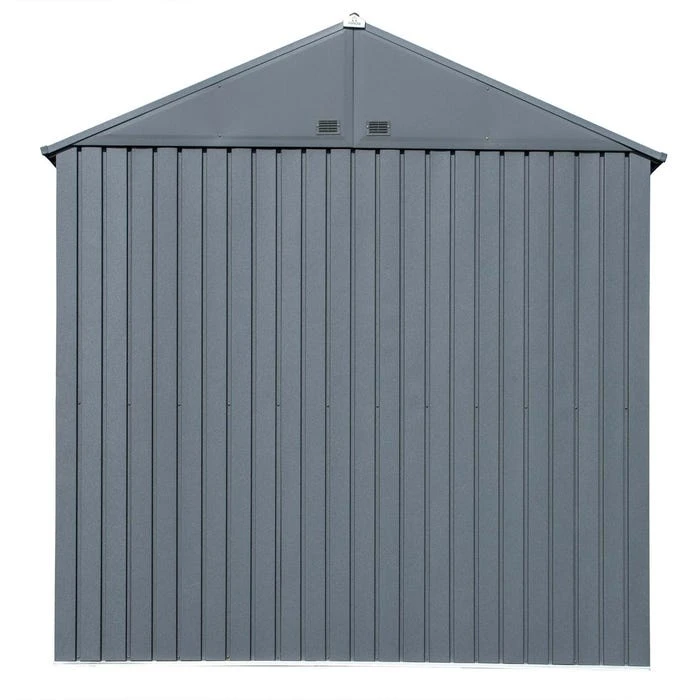 Arrow Elite Steel Storage Shed, 8x6, Anthracite 7 Arrow Elite Steel Storage Shed, 8x6, Anthracite - Image 5