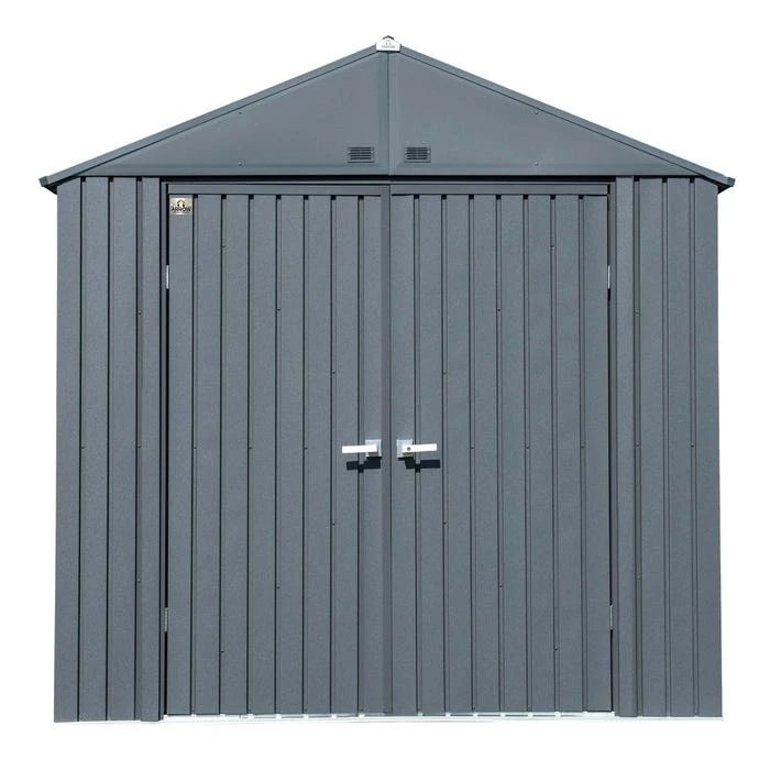 Arrow Elite Steel Storage Shed, 8x6, Anthracite 3 Arrow Elite Steel Storage Shed, 8x6, Anthracite