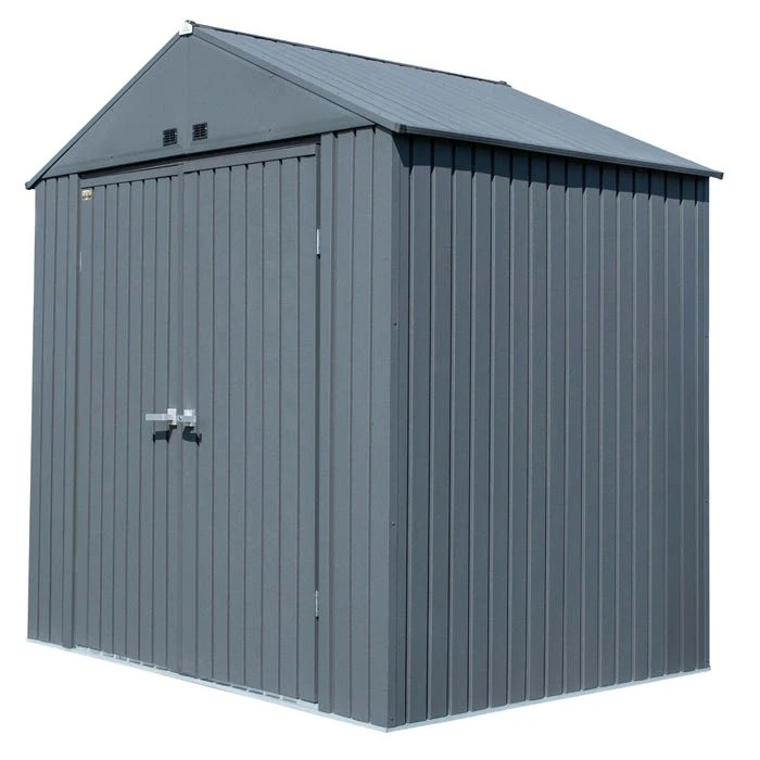 Arrow Elite Steel Storage Shed, 8x6, Anthracite 5 Arrow Elite Steel Storage Shed, 8x6, Anthracite - Image 3