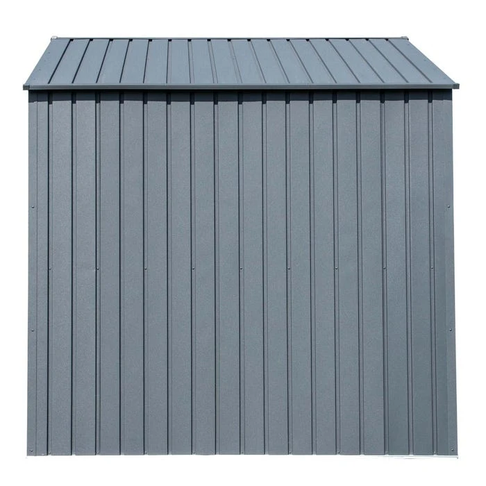 Arrow Elite Steel Storage Shed, 8x6, Anthracite 6 Arrow Elite Steel Storage Shed, 8x6, Anthracite - Image 4
