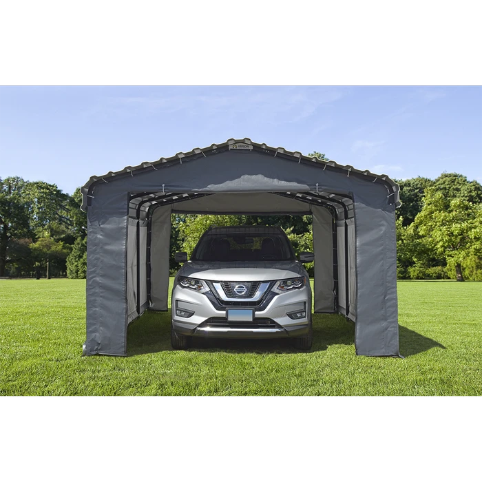 Enclosure Kit For Arrow Carport, 12 Ft. X 20 Ft. Gray 10 Enclosure Kit For Arrow Carport, 12 Ft. X 20 Ft. Gray - Image 8