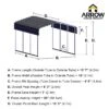 Arrow Carport, 10 Ft. X 15 Ft. X 7 Ft. Eggshell 2 Arrow Carport, 10 Ft. X 15 Ft. X 7 Ft. Eggshell -Shelterlogic 10x15 arrowcarport infographic pp 2000x2000 1119