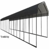 Arrow Carport, 12 Ft. X 87 Ft. X 7 Ft. Charcoal 2 Arrow Carport, 12 Ft. X 87 Ft. X 7 Ft. Charcoal -Shelterlogic 12xrepresentative charcoal arrowcarport min 6