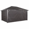 Curtains For Genova Gazebo, 10 Ft. X 14 Ft. Brown, Gazebo Not Included 1 Curtains For Genova Gazebo, 10 Ft. X 14 Ft. Brown, Gazebo Not Included -Shelterlogic 135 9163889