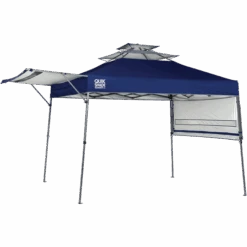 Summit X SX170 Straight Leg Pop-Up Canopy, 10 Ft. X 17 Ft. Blue