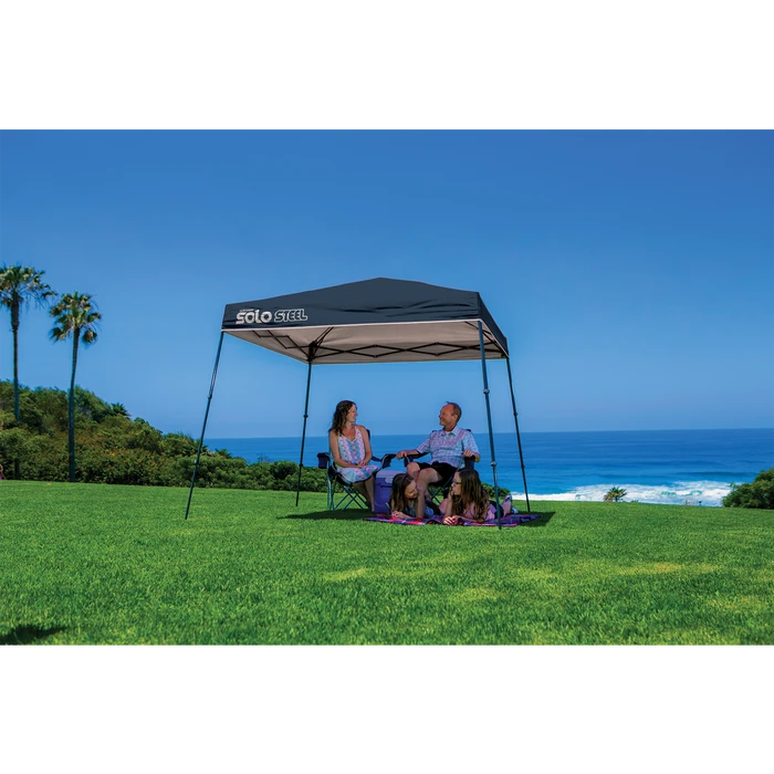 Solo Steel SOLO50 Slant Leg Pop-Up Canopy, 9 Ft. X 9 Ft. Midnight Blue 6 Solo Steel SOLO50 Slant Leg Pop-Up Canopy, 9 Ft. X 9 Ft. Midnight Blue - Image 4