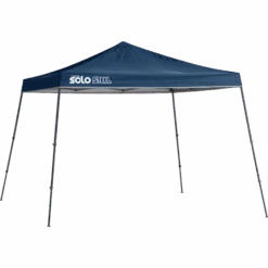 Solo Steel SOLO90 Slant Leg Pop-Up Canopy, 11 Ft. X 11 Ft. Midnight Blue