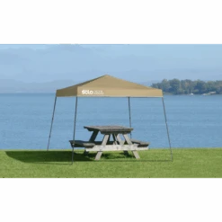 Solo Steel SOLO72 Slant Leg Pop-Up Canopy, 11 Ft. X 11 Ft. Khaki 17 Solo Steel SOLO72 Slant Leg Pop-Up Canopy, 11 Ft. X 11 Ft. Khaki -Shelterlogic 167541ds 3