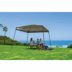 Solo Steel SOLO72 Slant Leg Pop-Up Canopy, 11 Ft. X 11 Ft. Olive -Shelterlogic 167547ds 2