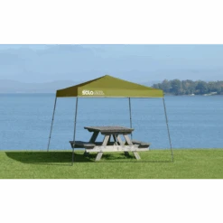 Solo Steel SOLO72 Slant Leg Pop-Up Canopy, 11 Ft. X 11 Ft. Olive -Shelterlogic 167547ds 3