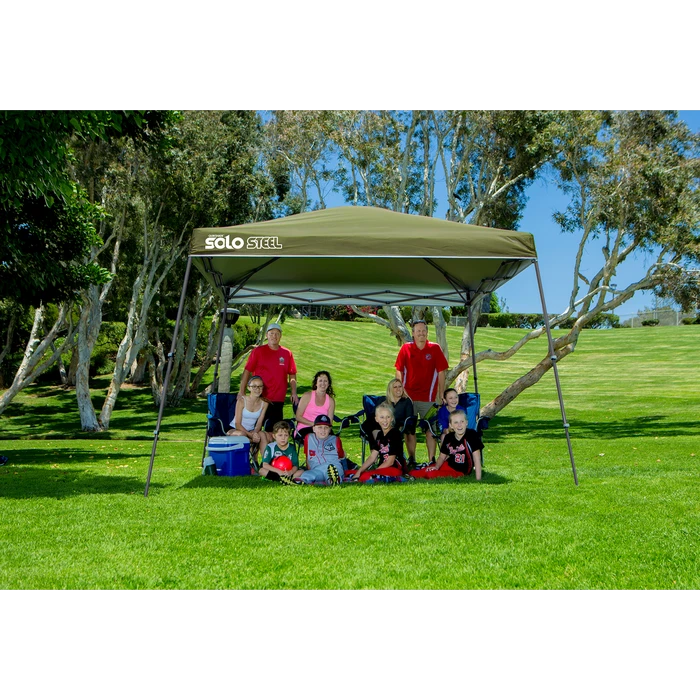 Solo Steel SOLO90 Slant Leg Pop-Up Canopy, 11 Ft. X 11 Ft. Olive 5 Solo Steel SOLO90 Slant Leg Pop-Up Canopy, 11 Ft. X 11 Ft. Olive - Image 3