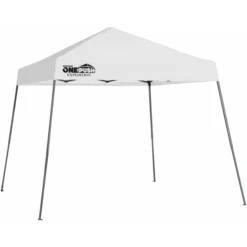 Expedition One Push EX64 Slant Leg Pop-Up Canopy, 10 Ft. X 10 Ft. White