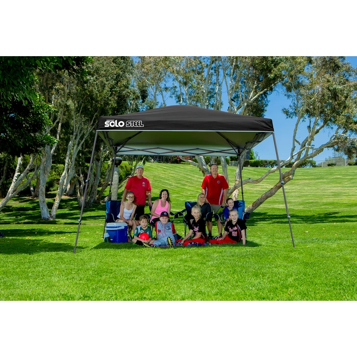 Solo Steel SOLO90 Slant Leg Pop-Up Canopy, 11 Ft. X 11 Ft. Black 5 Solo Steel SOLO90 Slant Leg Pop-Up Canopy, 11 Ft. X 11 Ft. Black - Image 3