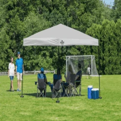 Shade Tech ST100 Straight Leg Pop-Up Canopy, 10 Ft. X 10 Ft. Grey 10 Shade Tech ST100 Straight Leg Pop-Up Canopy, 10 Ft. X 10 Ft. Grey -Shelterlogic 167599ds image 03