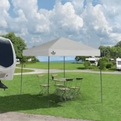Shade Tech ST100 Straight Leg Pop-Up Canopy, 10 Ft. X 10 Ft. Grey 11 Shade Tech ST100 Straight Leg Pop-Up Canopy, 10 Ft. X 10 Ft. Grey -Shelterlogic 167599ds image 04
