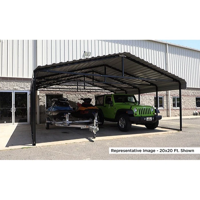 Arrow Carport, 20 Ft. X 24 Ft. X 7 Ft. Eggshell 11 Arrow Carport, 20 Ft. X 24 Ft. X 7 Ft. Eggshell - Image 9
