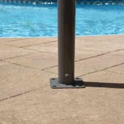 ShelterLogic 10x10 Del Ray Gazebo Canopy Charcoal Frame Tan Cover 17 ShelterLogic 10x10 Del Ray Gazebo Canopy Charcoal Frame Tan Cover -Shelterlogic 22514 22515 detail image 04