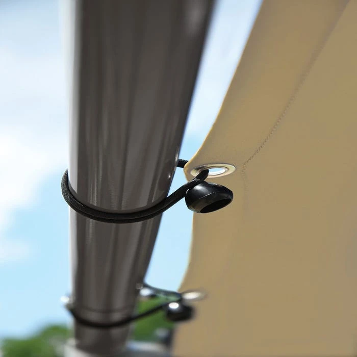 ShelterLogic 10x6 Solano Gazebo Canopy Tan Cover 7 ShelterLogic 10x6 Solano Gazebo Canopy Tan Cover - Image 5