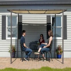 ShelterLogic 10x6 Solano Gazebo Canopy Tan Cover 25 ShelterLogic 10x6 Solano Gazebo Canopy Tan Cover -Shelterlogic 22516 image 05