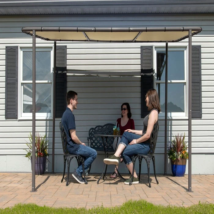 ShelterLogic 10x6 Solano Gazebo Canopy Tan Cover 14 ShelterLogic 10x6 Solano Gazebo Canopy Tan Cover - Image 12