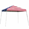 ShelterLogic HD Series Slant Leg Pop-Up Canopy, 12 Ft. X 12 Ft. American Pride