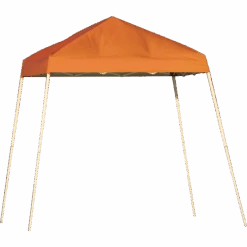 ShelterLogic HD Series Slant Leg Pop-Up Canopy, 8 Ft. X 8 Ft. Orange
