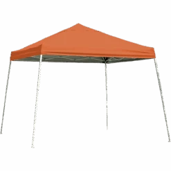 ShelterLogic HD Series Slant Leg Pop-Up Canopy, 10 Ft. X 10 Ft. Orange
