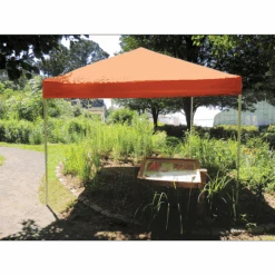 ShelterLogic HD Series Straight Leg Pop-Up Canopy, 10 Ft. X 10 Ft. Orange -Shelterlogic 22731 2