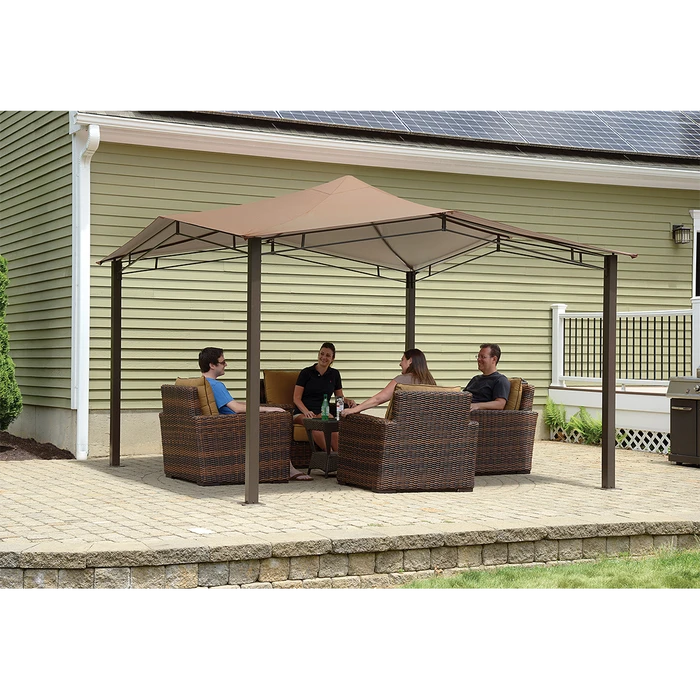 ShelterLogic Sequoia Gazebo, 12 Ft. X 12 Ft. Bronze 5 ShelterLogic Sequoia Gazebo, 12 Ft. X 12 Ft. Bronze - Image 3