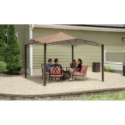 ShelterLogic Sequoia Gazebo, 12 Ft. X 12 Ft. Bronze 14 ShelterLogic Sequoia Gazebo, 12 Ft. X 12 Ft. Bronze -Shelterlogic 24010 image 03