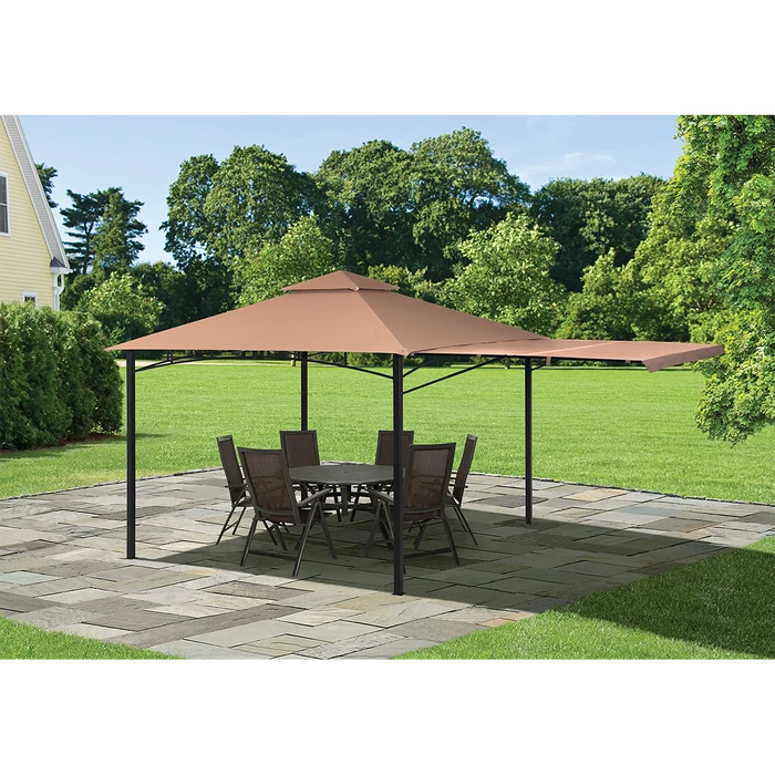 ShelterLogic Redwood Gazebo, 11 Ft. X 11 Ft. Bronze 4 ShelterLogic Redwood Gazebo, 11 Ft. X 11 Ft. Bronze - Image 2