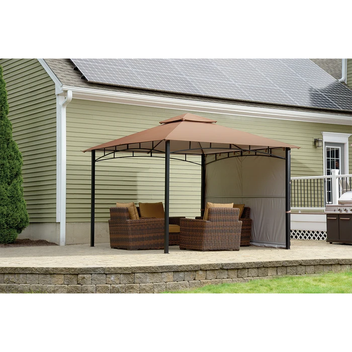 ShelterLogic Redwood Gazebo, 11 Ft. X 11 Ft. Bronze 5 ShelterLogic Redwood Gazebo, 11 Ft. X 11 Ft. Bronze - Image 3