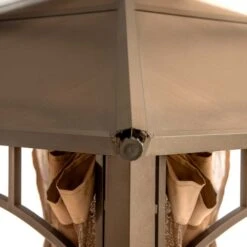 ShelterLogic Sycamore Gazebo, 10 Ft. X 12 Ft. Dark Coffee -Shelterlogic 24024 detail image 15