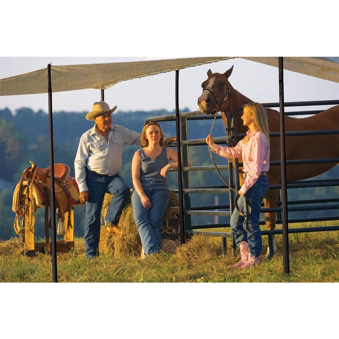ShelterLogic Shade Cloth, 6 Ft. X 25 Ft. Sand 11 ShelterLogic Shade Cloth, 6 Ft. X 25 Ft. Sand - Image 9