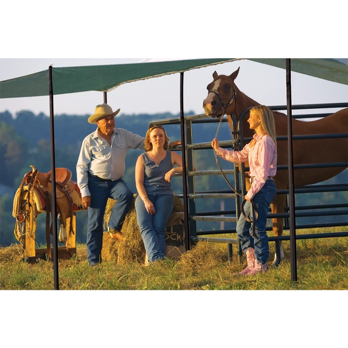 ShelterLogic Shade Cloth, 6 Ft. X 50 Ft. Evergreen 5 ShelterLogic Shade Cloth, 6 Ft. X 50 Ft. Evergreen - Image 3