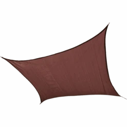 ShelterLogic Shade Sail Square, 12 Ft. X 12 Ft. X Heavyweight Terracotta