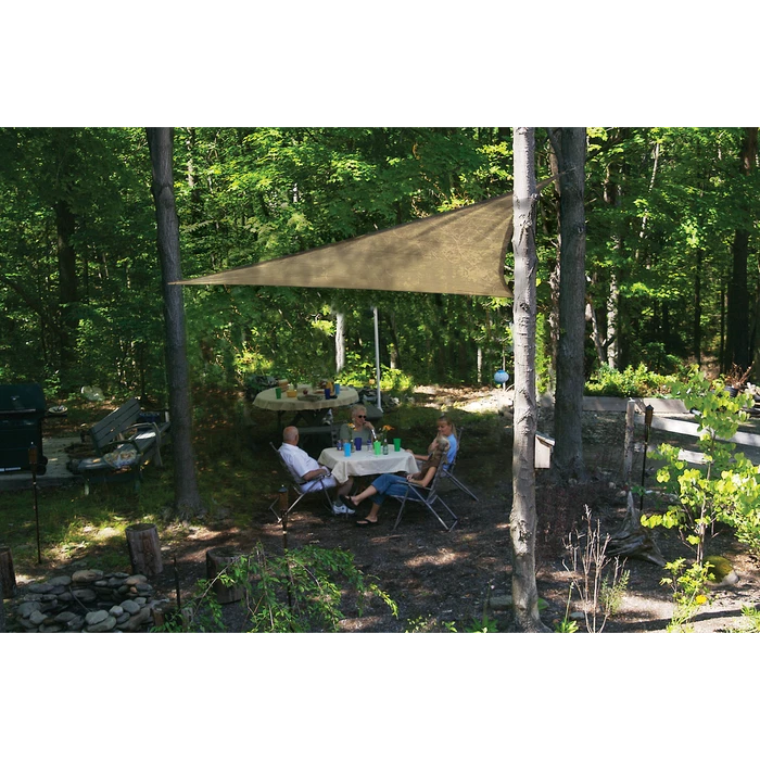 ShelterLogic Shade Sail Triangle, 16 Ft. X 16 Ft. X Heavyweight Sand 10 ShelterLogic Shade Sail Triangle, 16 Ft. X 16 Ft. X Heavyweight Sand - Image 8