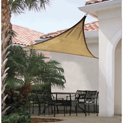 ShelterLogic Shade Sail Triangle, 12 Ft. X 12 Ft. Sand -Shelterlogic 25728 3
