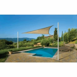 ShelterLogic Shade Sail Triangle, 12 Ft. X 12 Ft. Sand -Shelterlogic 25728 6