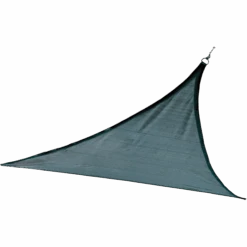 ShelterLogic Shade Sail Triangle, 12 Ft. X 12 Ft. X Heavyweight Sea Blue
