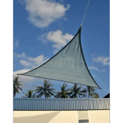 ShelterLogic Shade Sail Triangle, 12 Ft. X 12 Ft. X Heavyweight Sea Blue 16 ShelterLogic Shade Sail Triangle, 12 Ft. X 12 Ft. X Heavyweight Sea Blue -Shelterlogic 25733 6