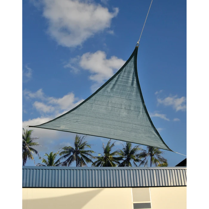 ShelterLogic Shade Sail Triangle, 12 Ft. X 12 Ft. X Heavyweight Sea Blue 9 ShelterLogic Shade Sail Triangle, 12 Ft. X 12 Ft. X Heavyweight Sea Blue - Image 7