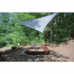 ShelterLogic Shade Sail Triangle, 12 Ft. X 12 Ft. X Heavyweight Sea Blue 17 ShelterLogic Shade Sail Triangle, 12 Ft. X 12 Ft. X Heavyweight Sea Blue -Shelterlogic 25733 7