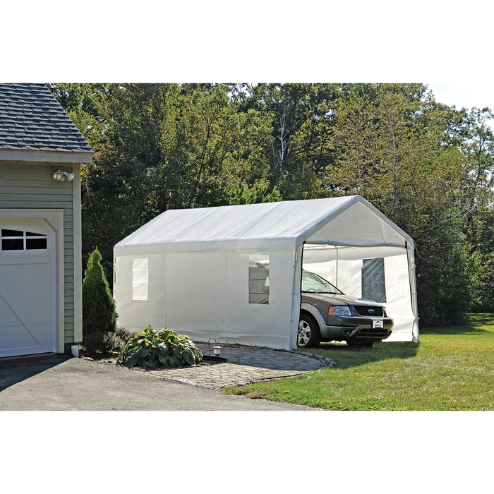 ShelterLogic Max AP™ Canopy Enclosure Kit With Windows, 10 Ft. X 20 Ft. 4 ShelterLogic Max AP™ Canopy Enclosure Kit With Windows, 10 Ft. X 20 Ft. - Image 2