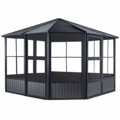 Charleston Solarium, 12 Ft. X 12 Ft. Dark Gray