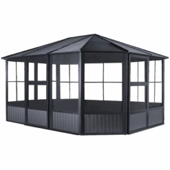 Charleston Solarium, 12 Ft. X 15 Ft. Dark Gray