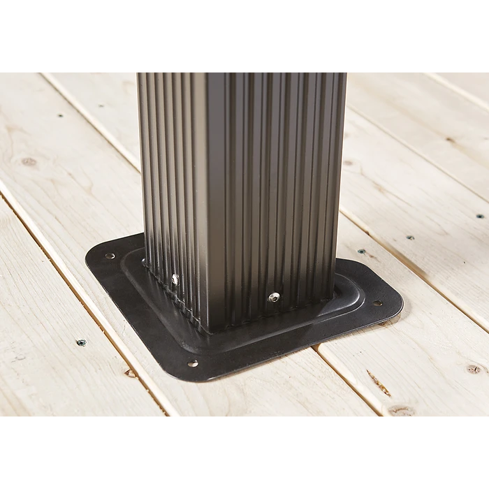 ShelterLogic Sedona Hardtop Gazebo, 10 Ft. X 12 Ft. Dark Brown 4 ShelterLogic Sedona Hardtop Gazebo, 10 Ft. X 12 Ft. Dark Brown - Image 2