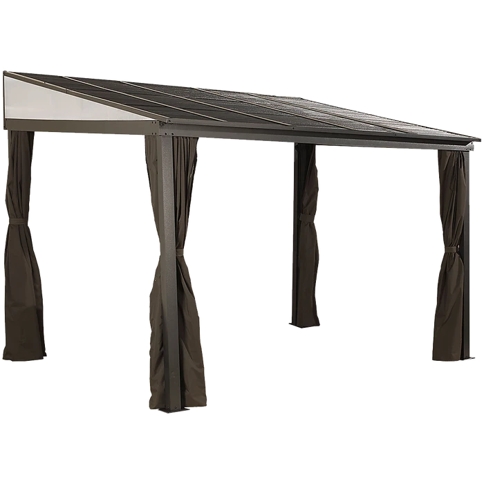 Portland Wall-Mounted Hardtop Gazebo 3 Portland Wall-Mounted Hardtop Gazebo