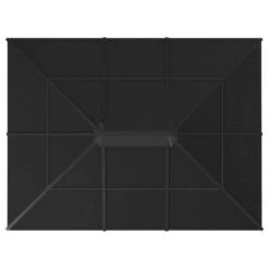 Meridien Hardtop Gazebo, 12 Ft. X 16 Ft. Dark Gray -Shelterlogic 500 9162950 meridien silo image 06