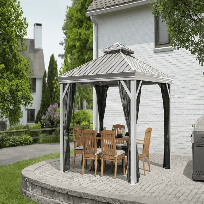 Sojag Monaco Champagne 10 Ft. X 10 Ft. Gazebo 5 Sojag Monaco Champagne 10 Ft. X 10 Ft. Gazebo - Image 3